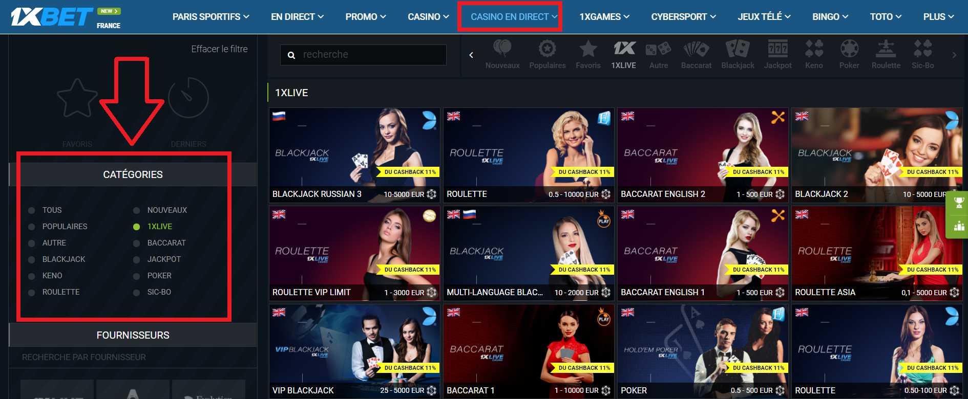 Méthodes populaires de 1xBet connexion